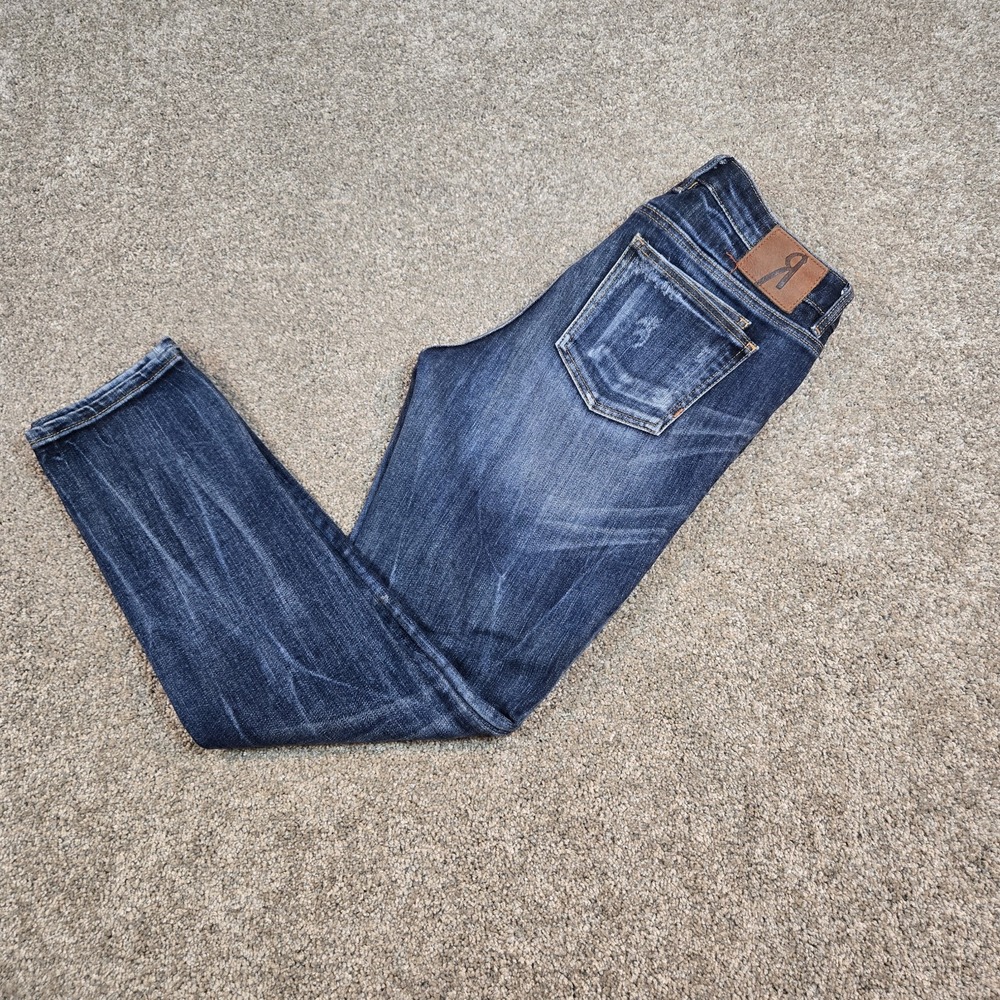 Remix by Rock Revival Skinny Jeans Mens 30 Vintage Blue Stretch RN#124708
